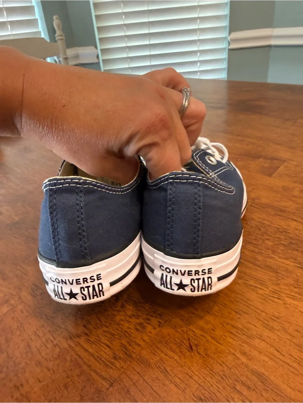 Converse Chuck Taylor All Star Low Top Navy Blue Sneakers Mens 5 Womens 7